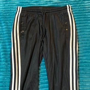 Medium black adidas button pants